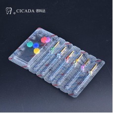 Файли CICADA Niti Endodontic files Blue асорті (08/17, 03/15, 04/20, 04/25, 04/30, 04/35), 25 мм, 6 шт. / Уп