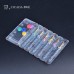Файли CICADA Niti Endodontic files Blue асорті (08/17, 03/15, 04/20, 04/25, 04/30, 04/35), 25 мм, 6 шт. / Уп