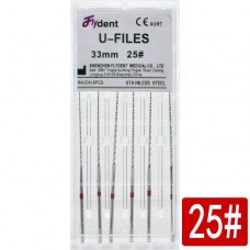 Файли FlyDent U-Files SS 33mm 25 # 6 шт.