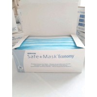 Маска захисна тришарова MEDICOM SAFE + MASK ECONOMY 50шт. / Уп.