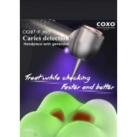 Наконечник турбінний (з індикатором карієсу) COXO CX207-F H65-ТP LED M4 ортопедичний