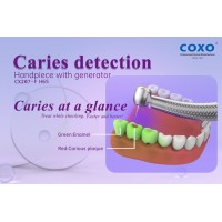 Наконечник турбінний (з індикатором карієсу) COXO CX207-F H65-ТP LED M4 ортопедичний