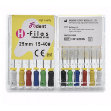 Файли FlyDent H-Files SS 25 mm 15-40 #6шт.